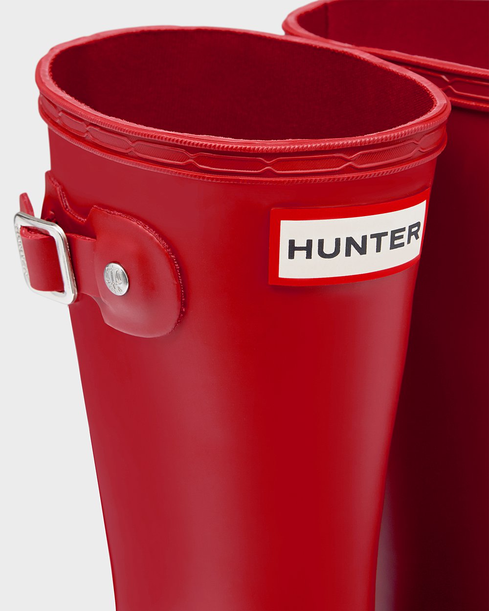 Regenlaarzen Kinderen - Hunter Original Big - Rood - 57IPTYVJC